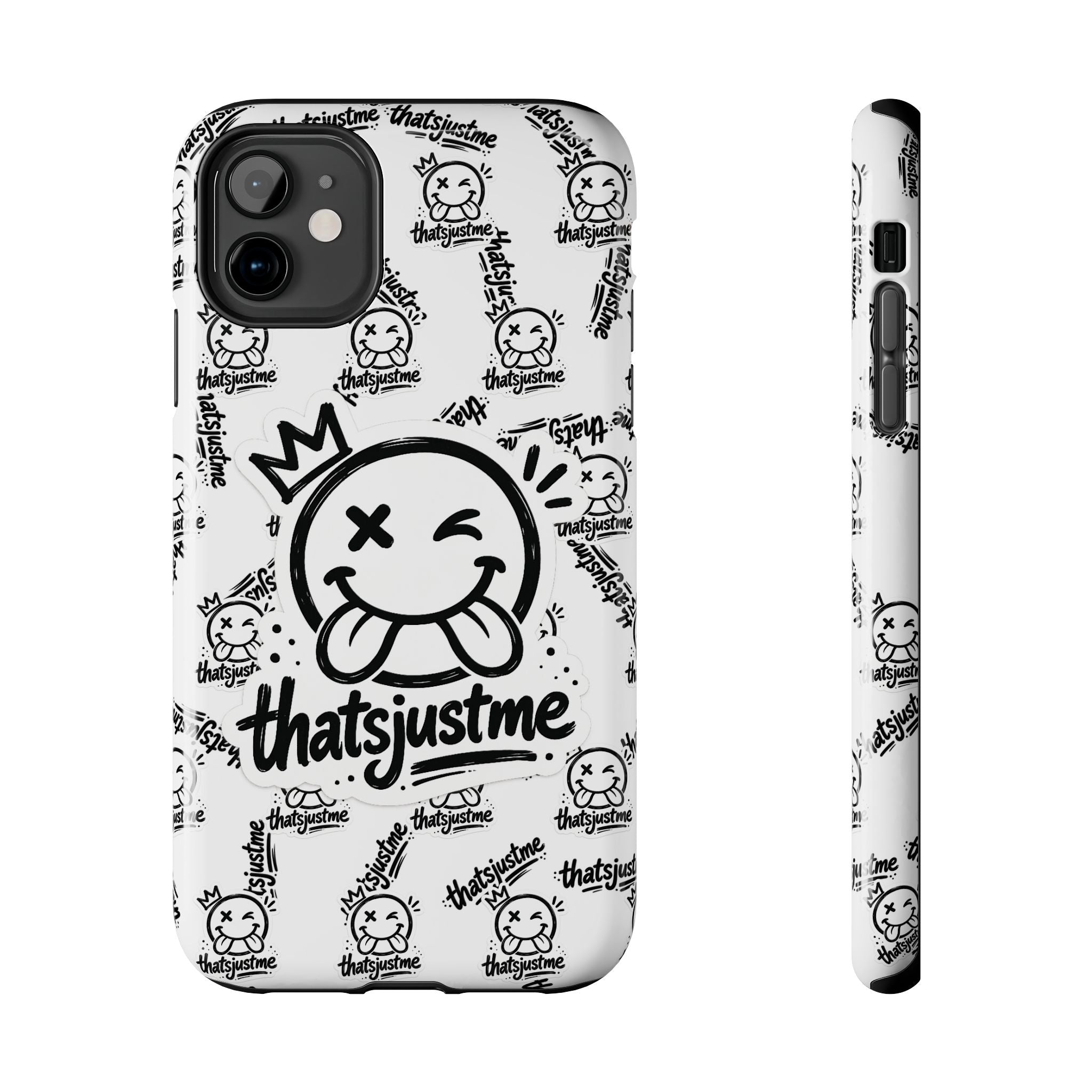 thatsjustme "Overload" Tough Phone Case - White
