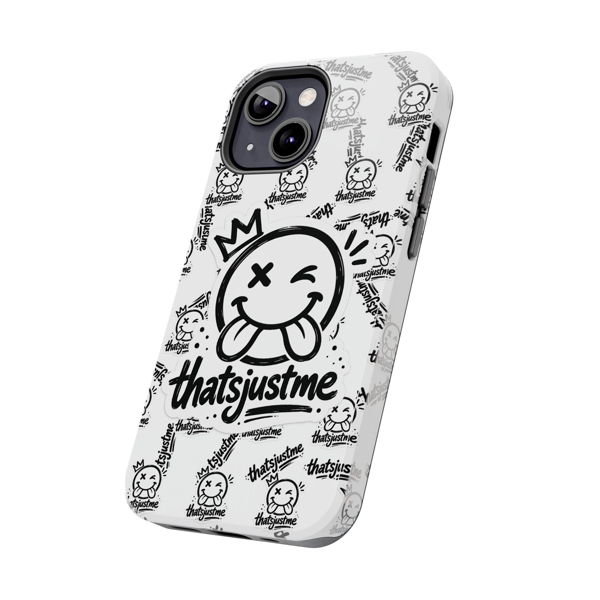 thatsjustme "Overload" Tough Phone Case - White