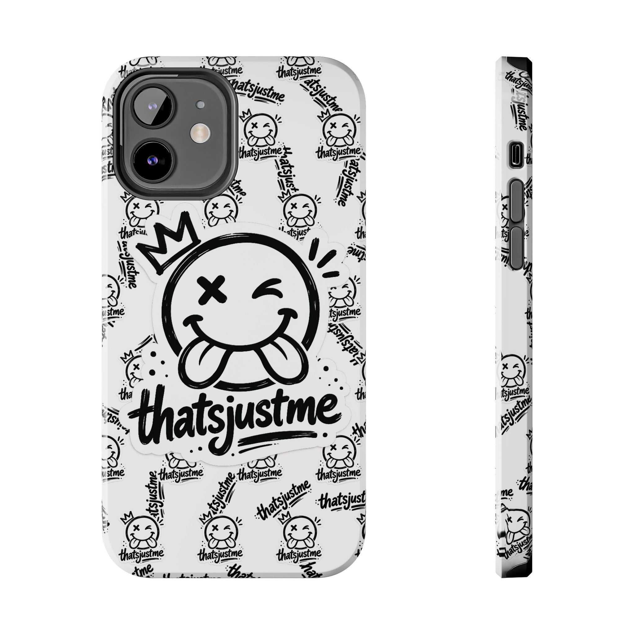 thatsjustme "Overload" Tough Phone Case - White