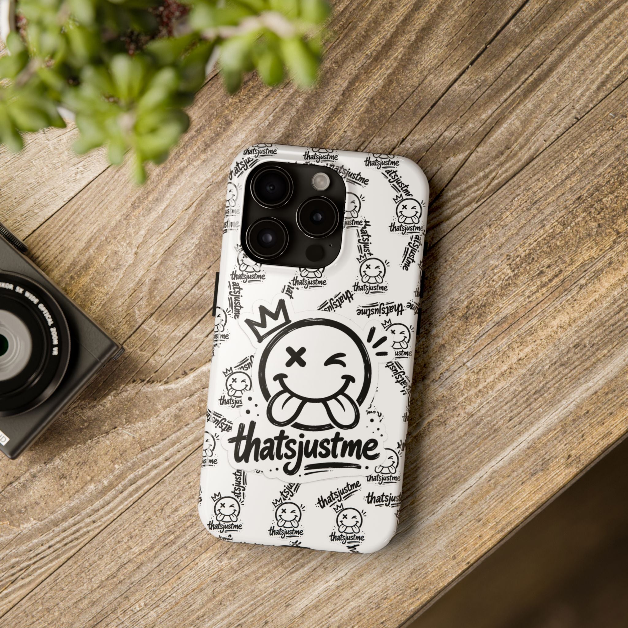 thatsjustme "Overload" Tough Phone Case - White