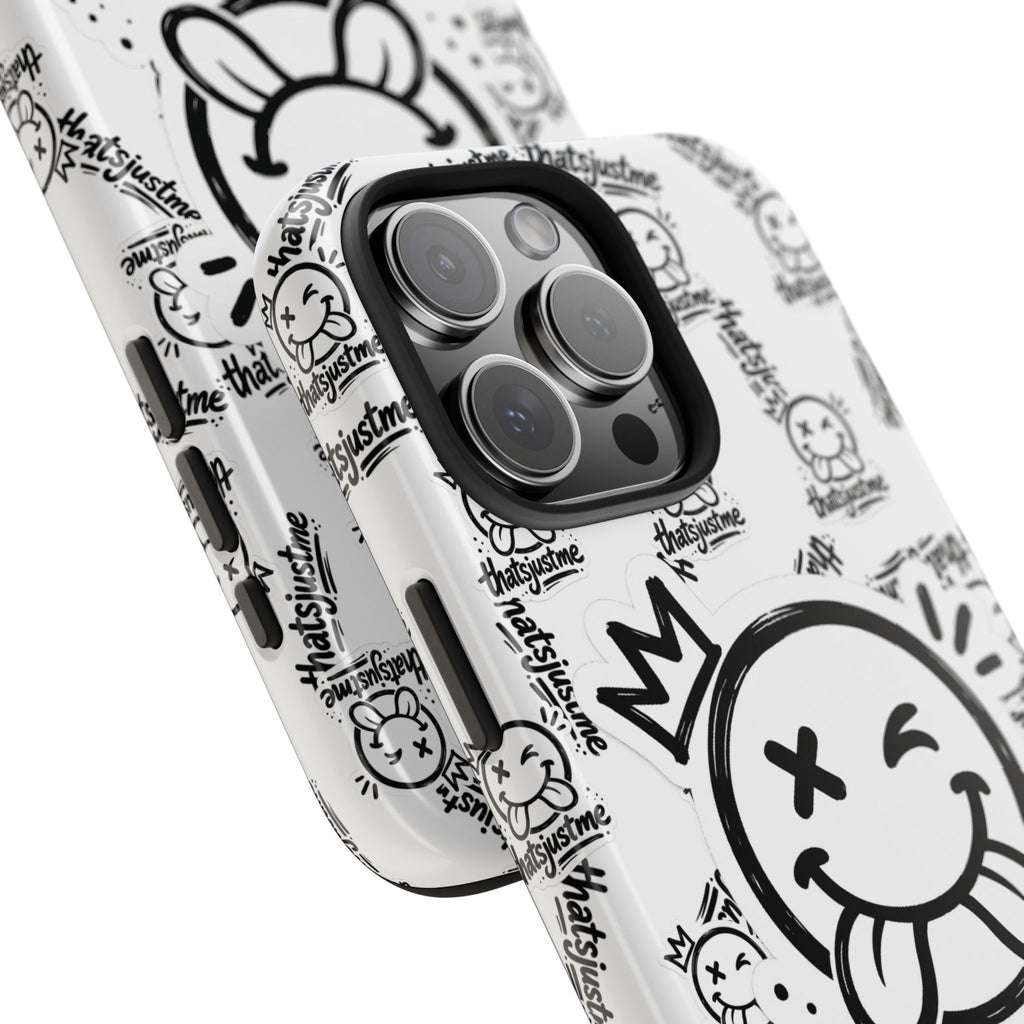 thatsjustme "Overload" Tough Phone Case - White