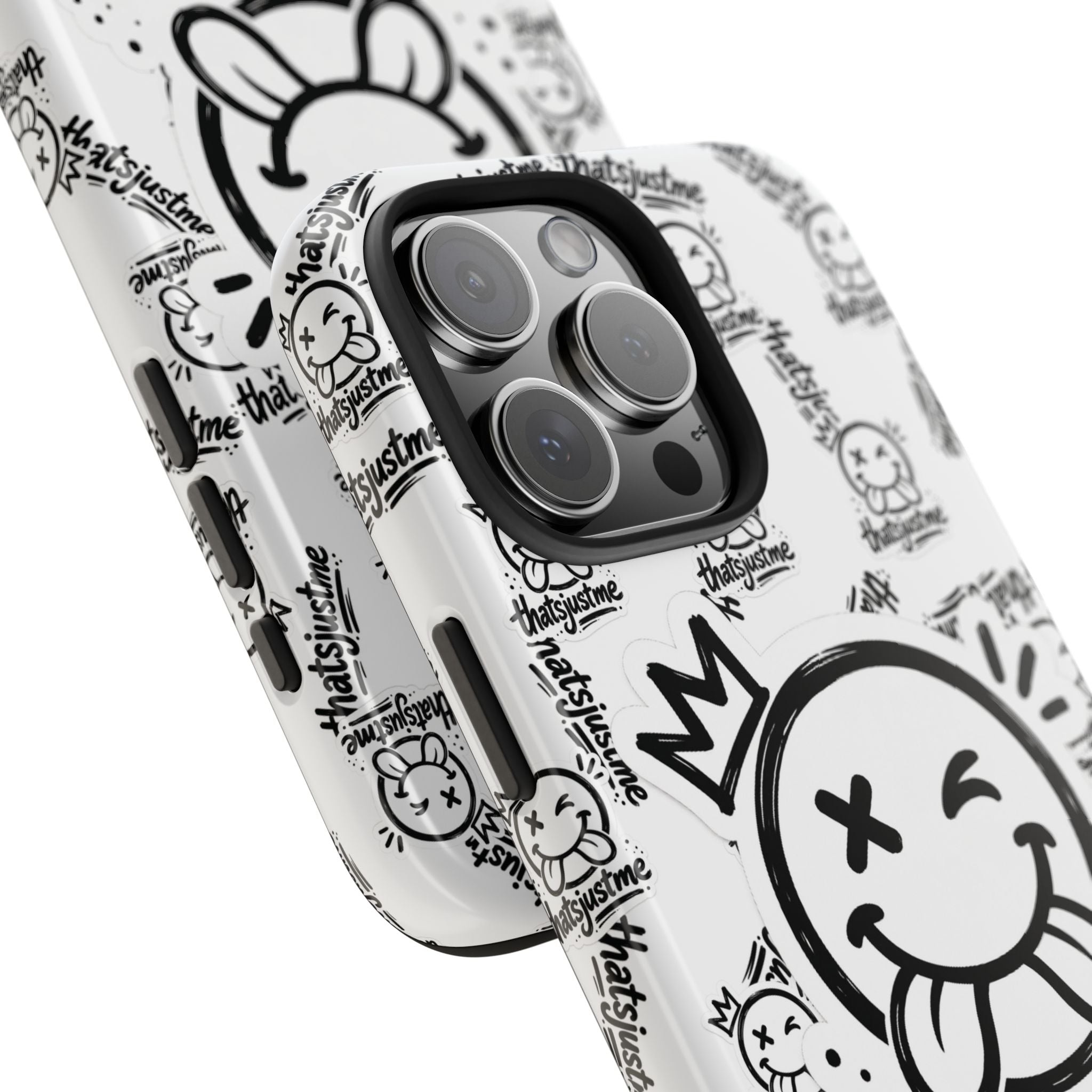 thatsjustme "Overload" Tough Phone Case - White