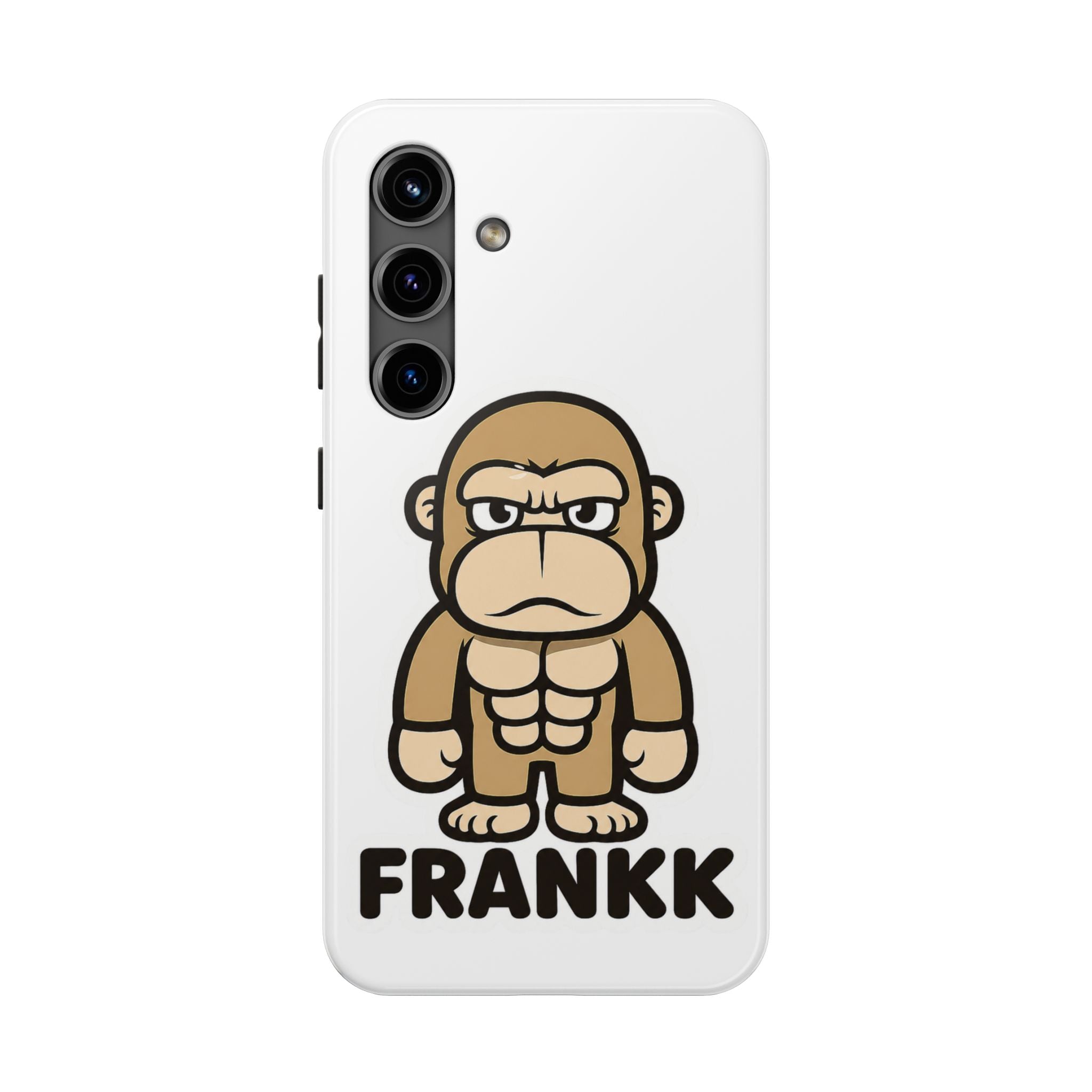 FRANKK The Ape "Essentials" Tough Phone Case - White