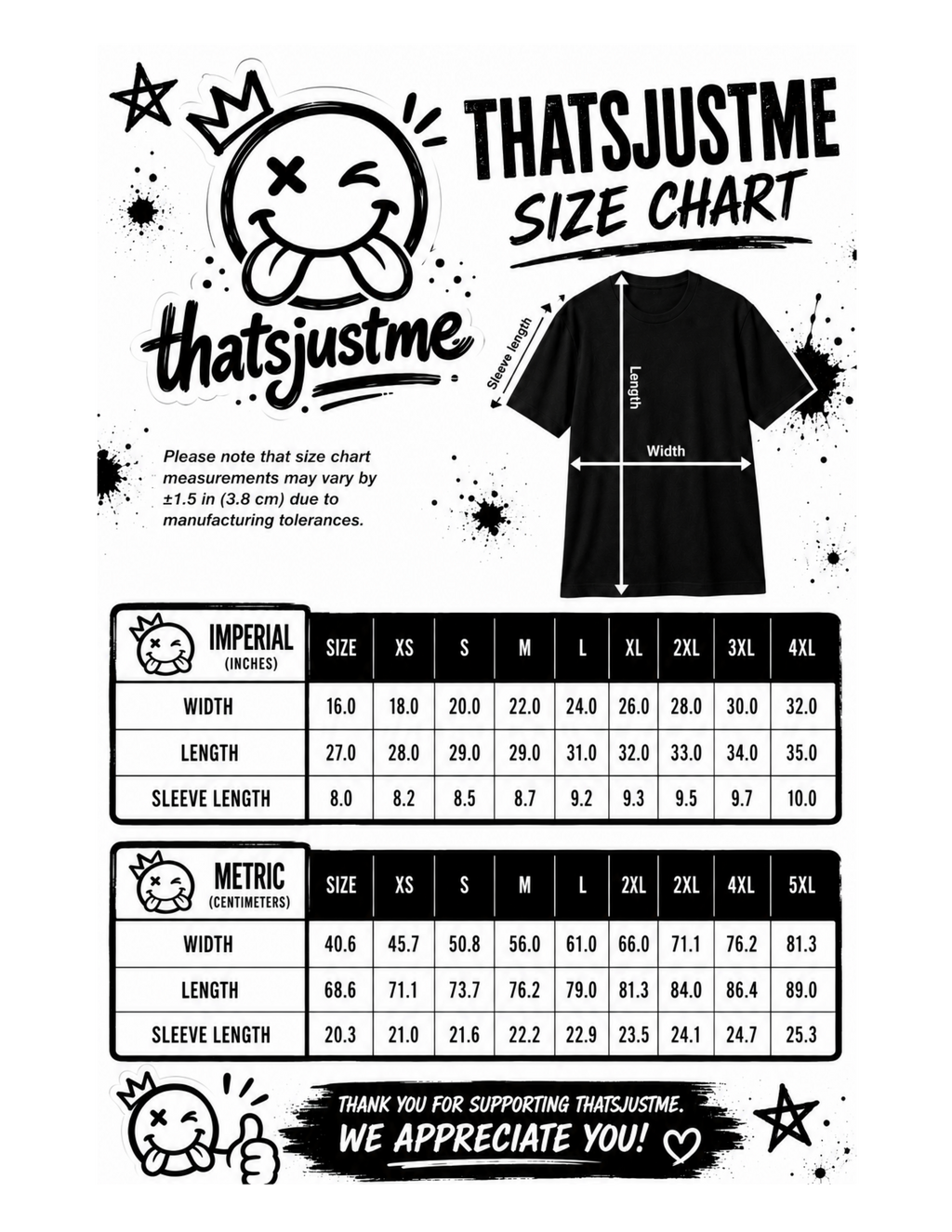 thatsjustme "OG" Repeated Graphic Tee - Unisex T-Shirt